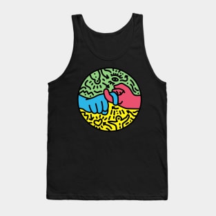 ASL for Friend -Pop Art style Tank Top